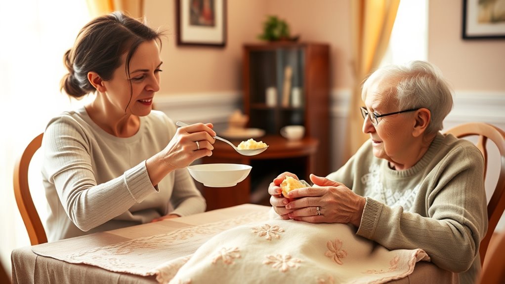 safe calm organized dining