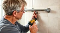 safe installation of grab bars