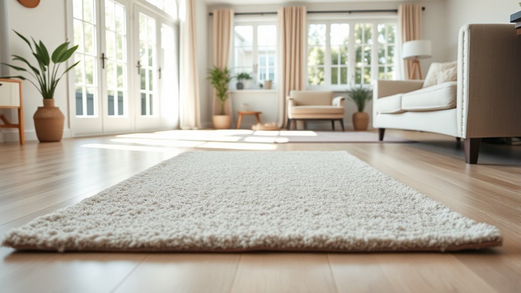 secure rugs clear pathways