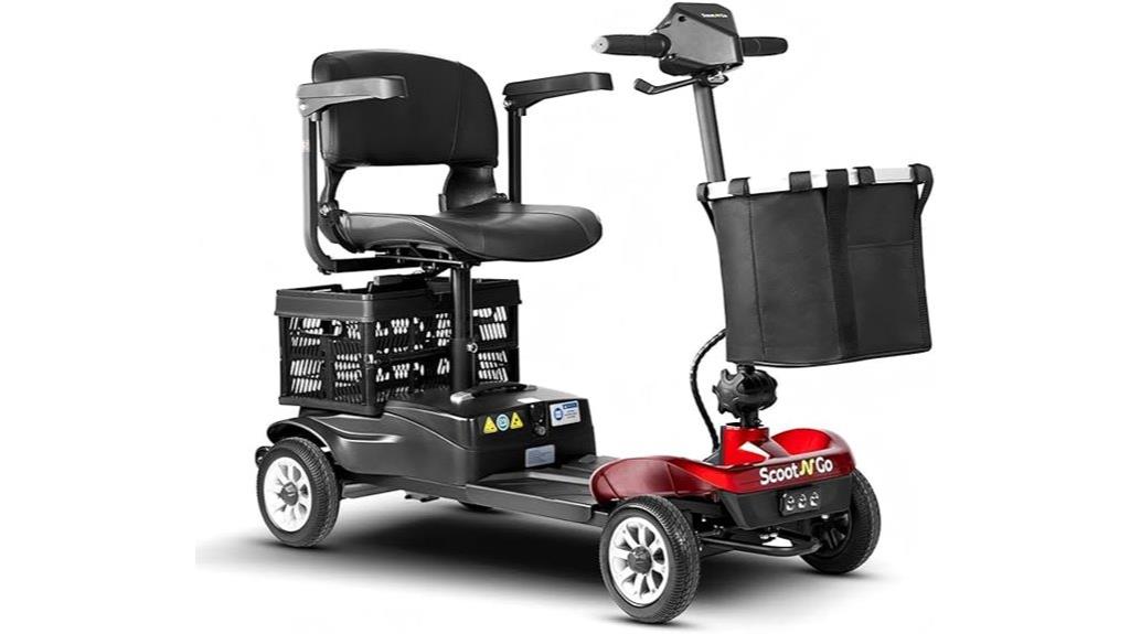 senior adult dual basket scooter