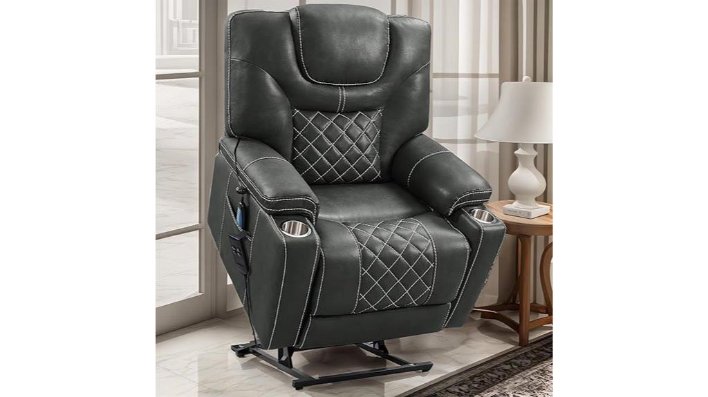 senior power recliner features