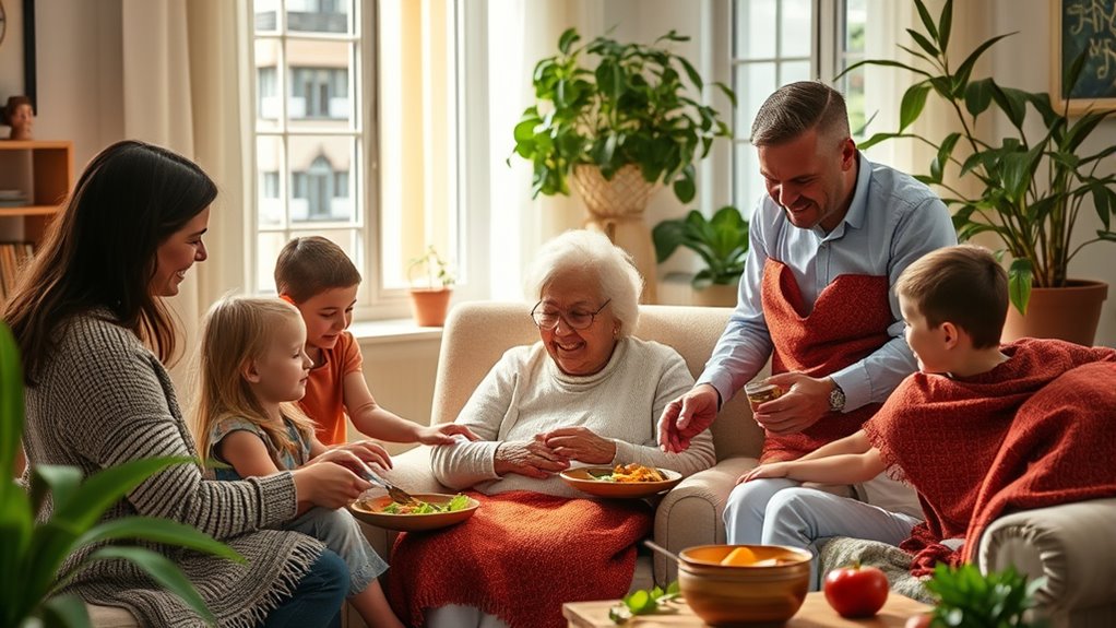shared caregiving responsibilities enhance family unity