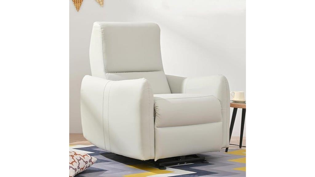 small space wall recliner
