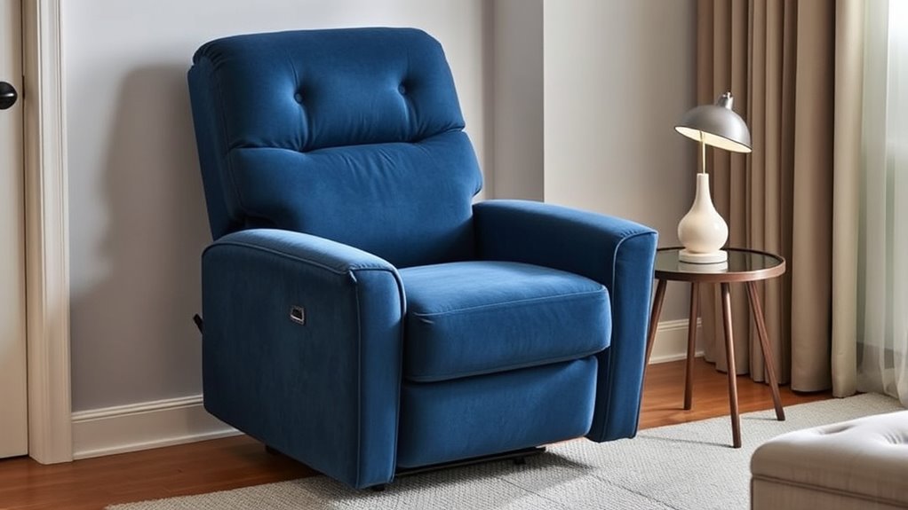 space saving wall hugger chairs