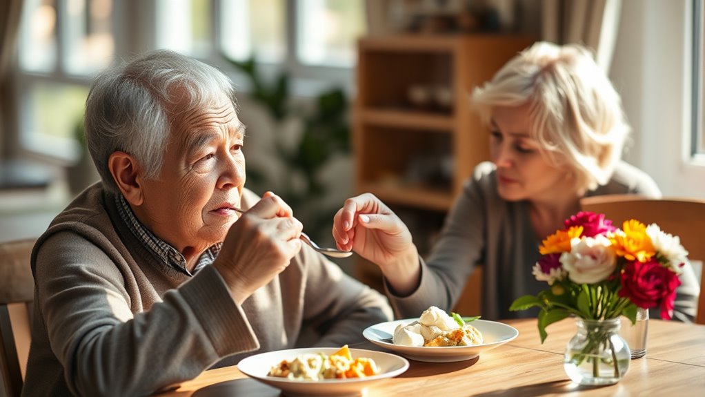 supportive social mealtime engagement