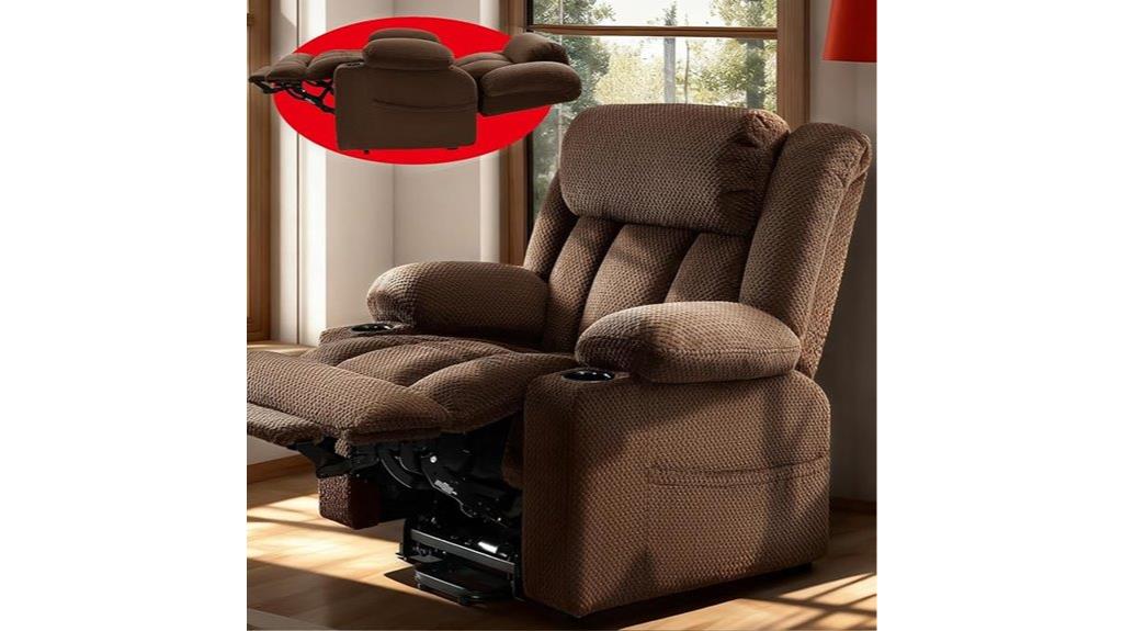 three motor wide recliner