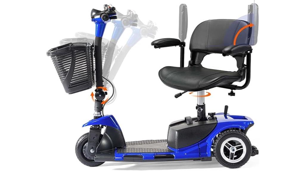 three wheel adult scooters
