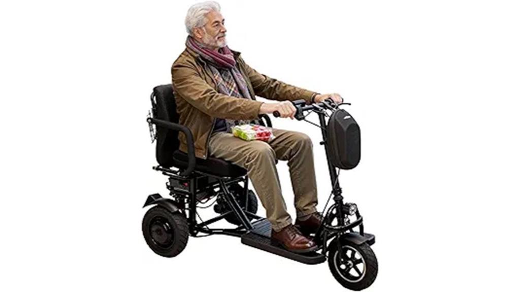 three wheel foldable scooters