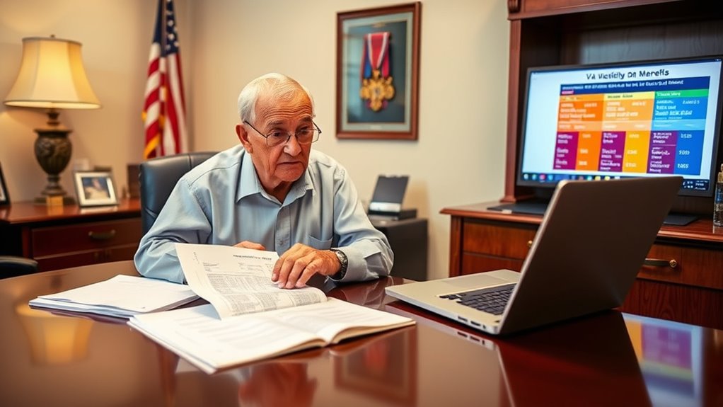 veteran benefit payment structure