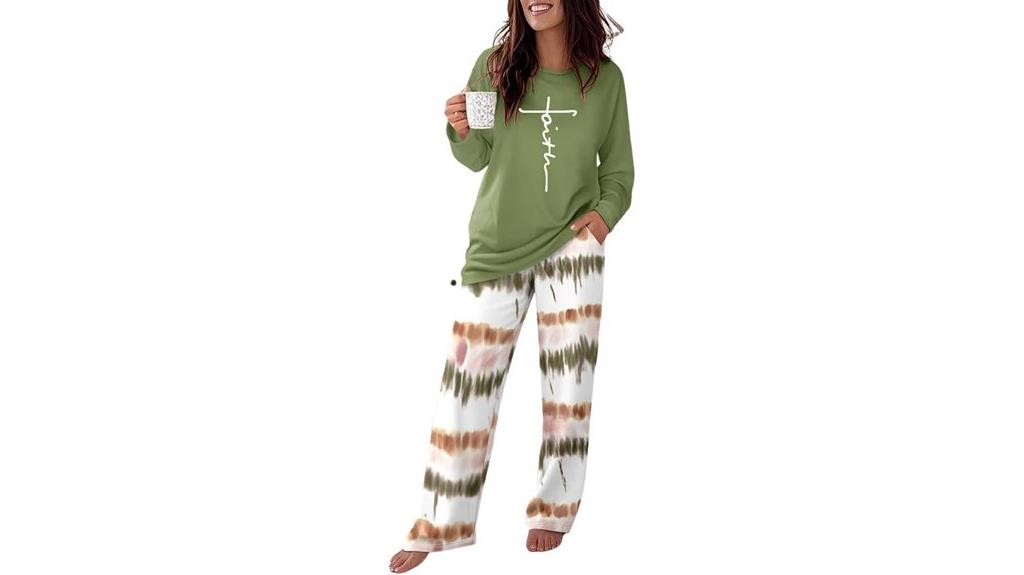 women s two piece lounge pajamas