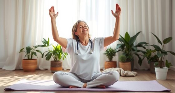 yoga and stretching for caregivers