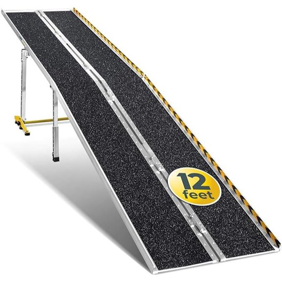 12 foot aluminum ramp