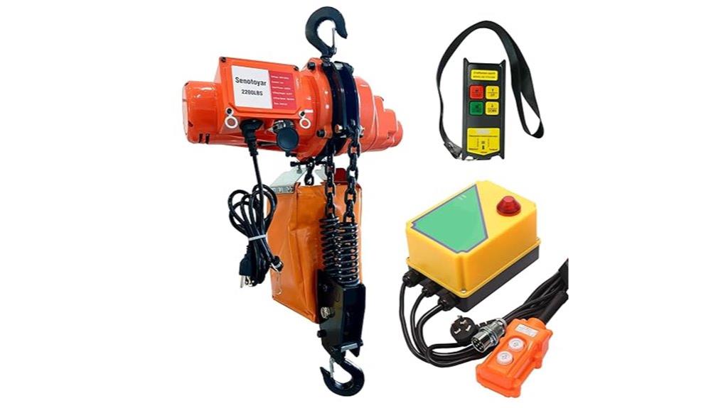 2200 lbs remote hoist