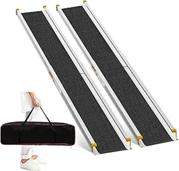 7FT Adjustable Wheelchair Ramps (2 Pack)