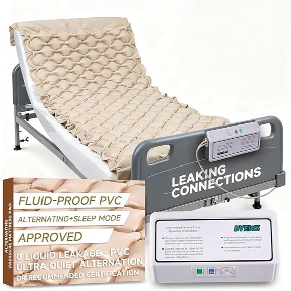 Alternating Air Pressure Mattress Pad with Pump