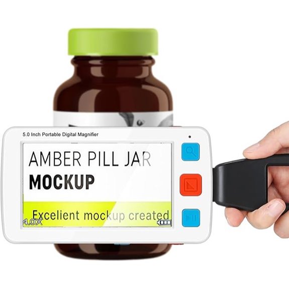 Portable Digital Magnifier with 4X-32X Zoom