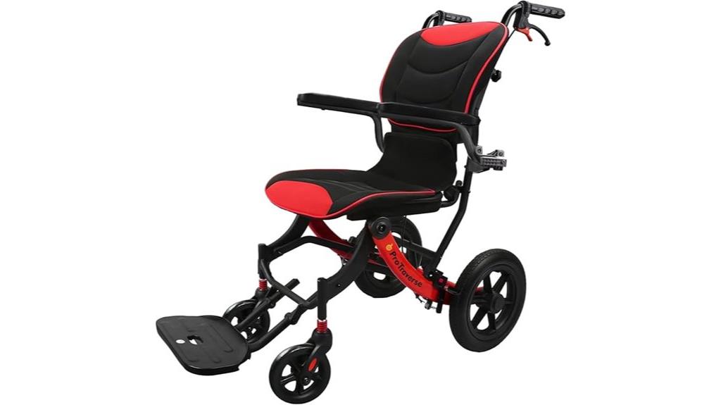 adult wheelchair with large wheels