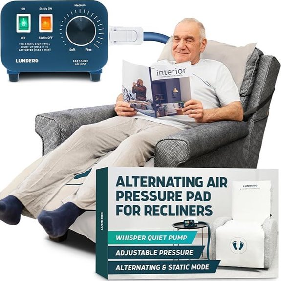 Lunderg Alternating Pressure Recliner Cushion