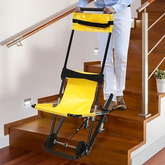 Manual Lift Stair Chair with Aluminum Frame