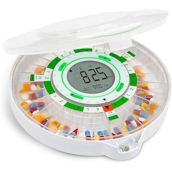 Live Fine 28-Day Automatic Pill Dispenser with LCD