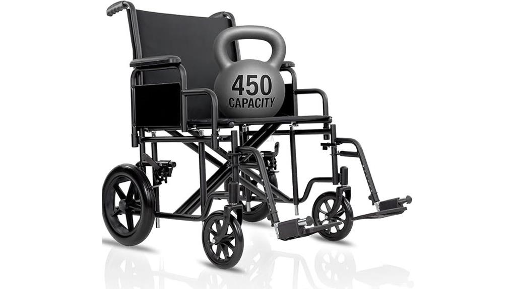bariatric adult transport wheelchair