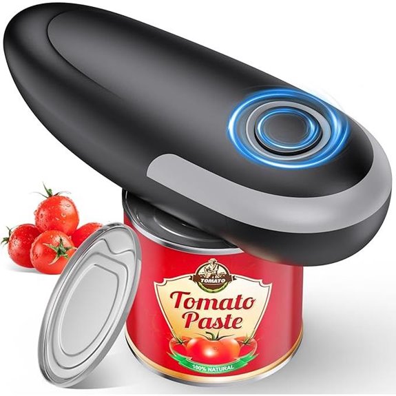 battery operated universal can opener