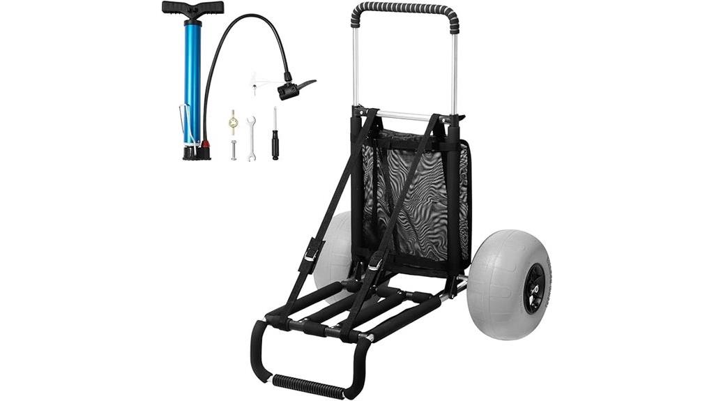 beach dolly with large wheels