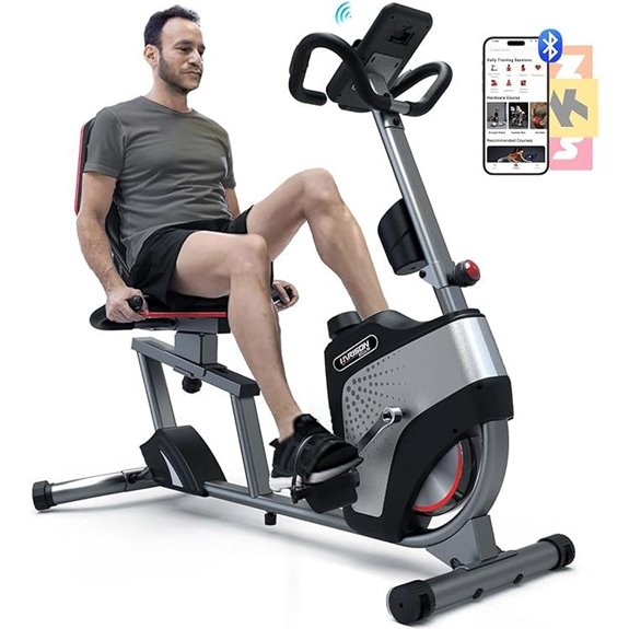 HARISON Pro Recumbent Exercise Bike with Bluetooth