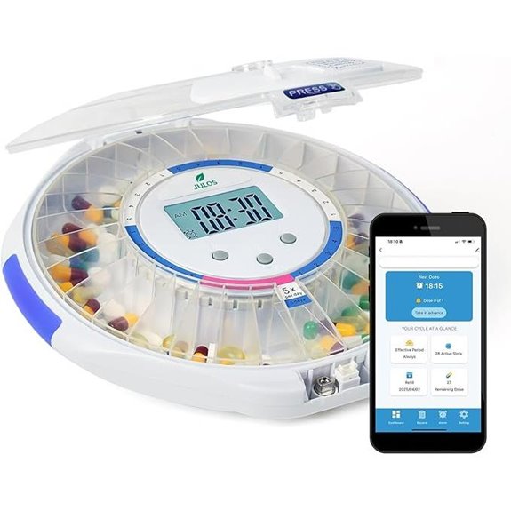 bluetooth pill dispenser for seniors