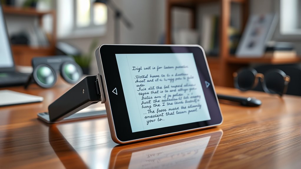 choosing appropriate video magnifiers