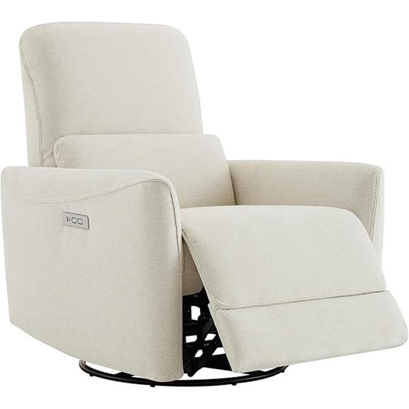 CHITA Upholstered Recliner Chair with Lumbar Support