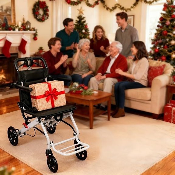 Portable Folding Wheelchair for Adults and Elderly