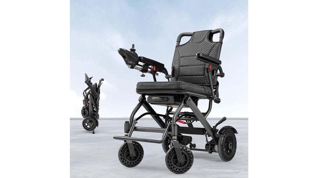 compact electric wheelchair capacity