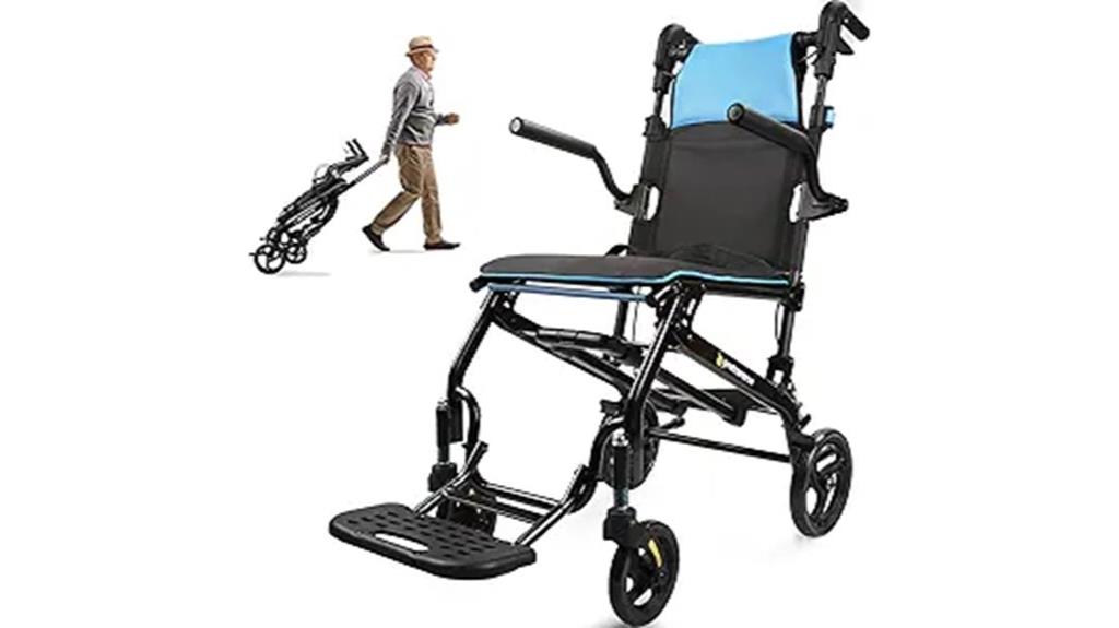compact portable senior wheelchair