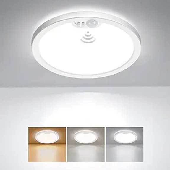 BLNAN Motion Sensor Ceiling Light 8.7 Inch Dimmable