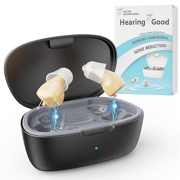 Invisible Rechargeable Hearing Aids for Severe Loss
