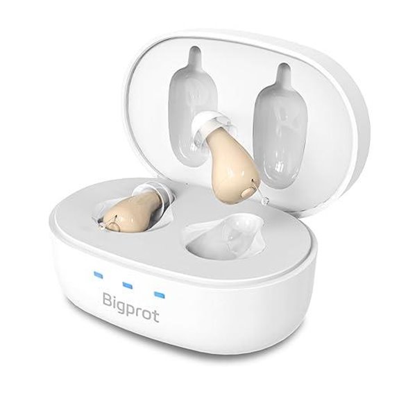Invisible Rechargeable Hearing Aids with Noise Cancellation