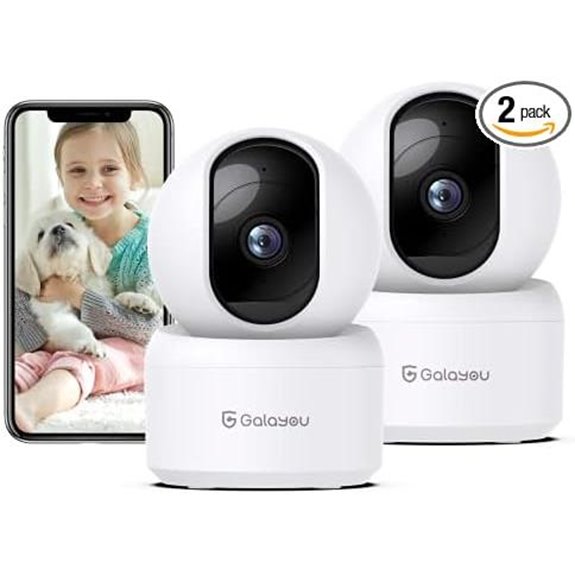 GALAYOU 2K Indoor Security Camera (2-Pack)