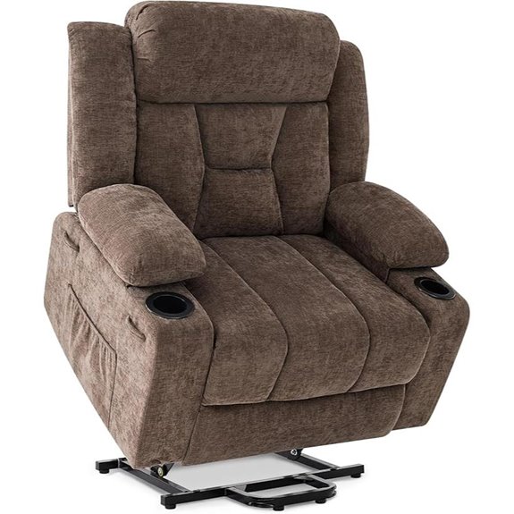 Dual Motor Lift Recliner Chair with Massage & Heat