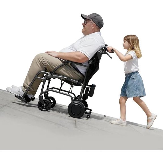 Portable Electric Wheelchair with Dual Motors