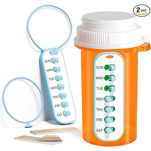 Odaro 2-Pack Pill Reminder and Tracker