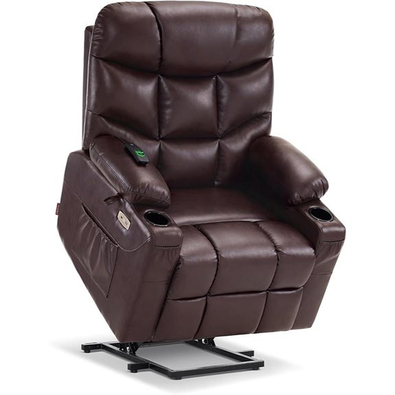 elderly recliner with footrest