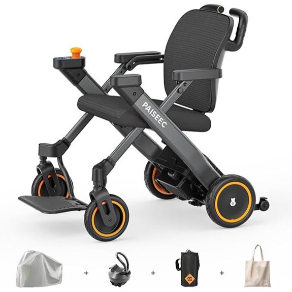 Paiseec 3-in-1 Electric Wheelchair for Adults