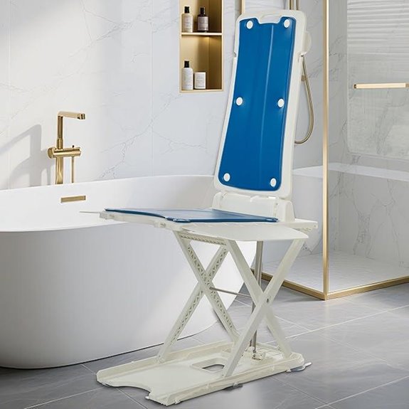 Electric Elderly Floor & Bath Lift with Seat Belts