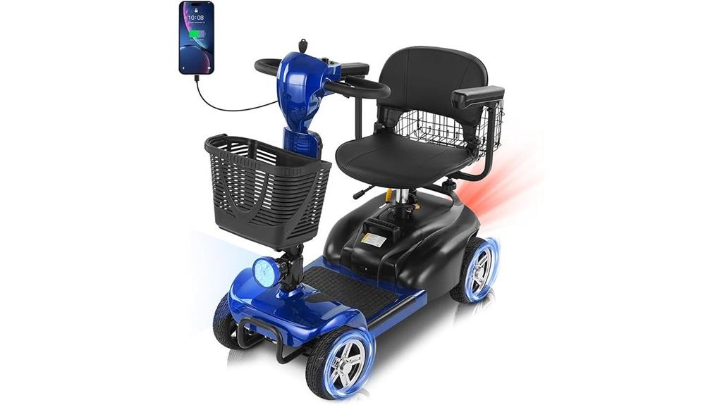 electric mobility scooter features