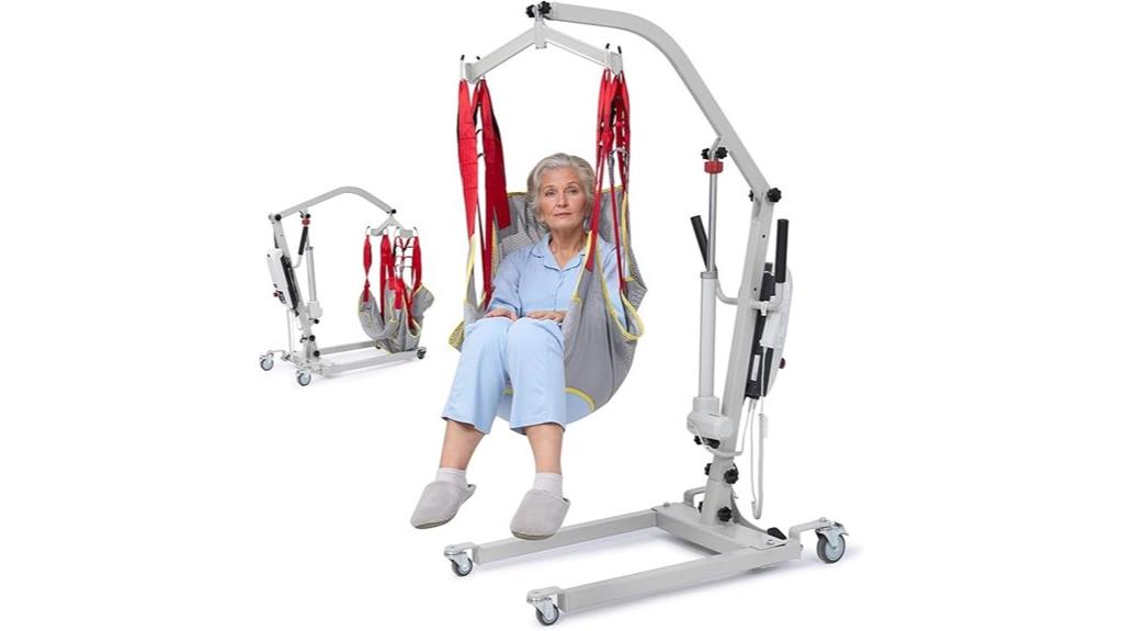 electric patient lift with sling