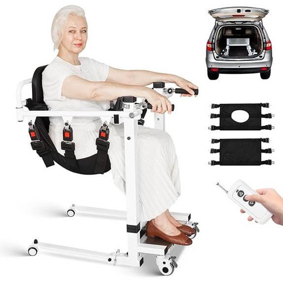 Electric Patient Lift Transfer Chair for Seniors and Disabled