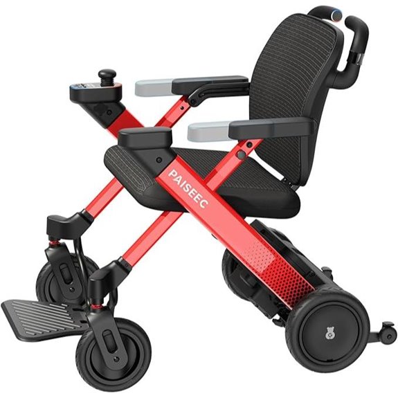 Paiseec 3-in-1 Electric Wheelchair with Push-Assist