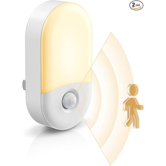 L LOHAS Motion Sensor Night Light 2-Pack