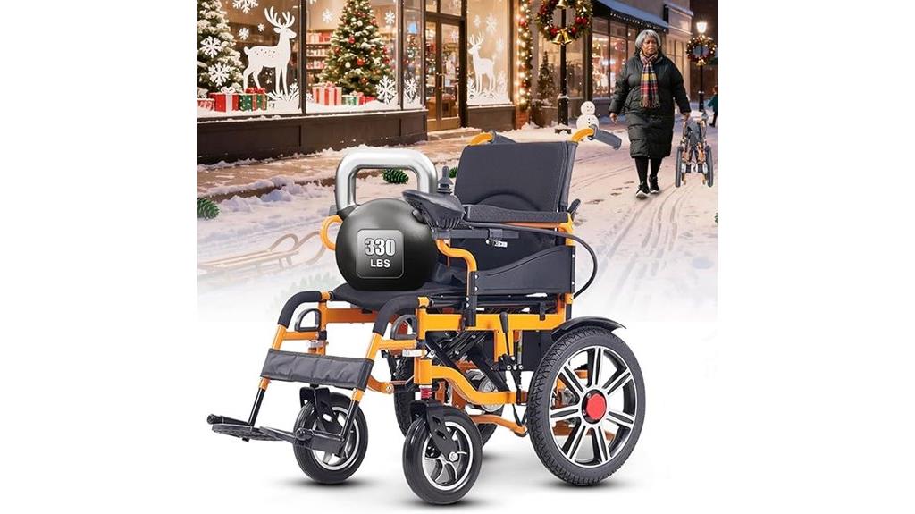 foldable adult electric wheelchair